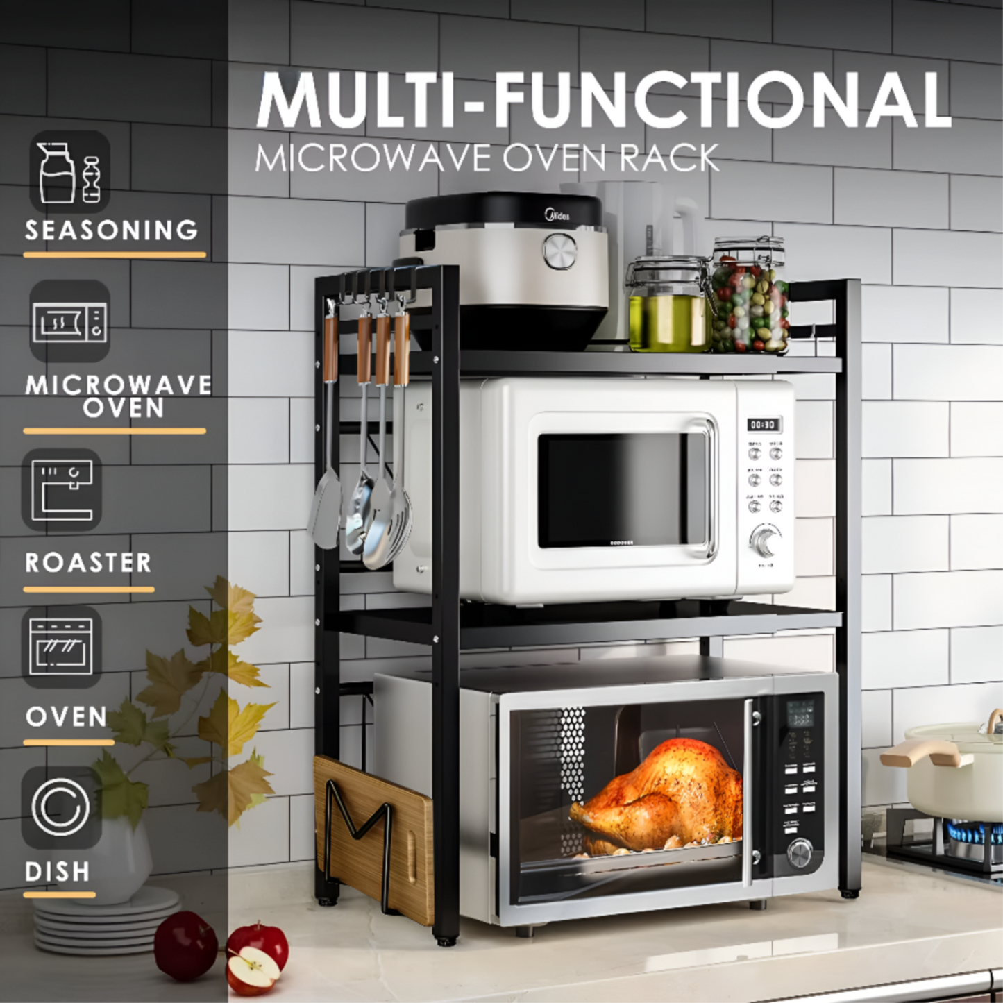 3-Tier Kitchen Organizer