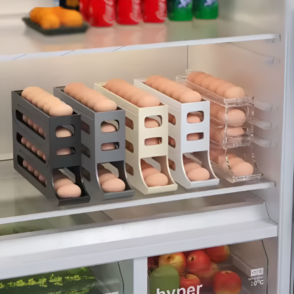 High Capacity Egg Organizer Container