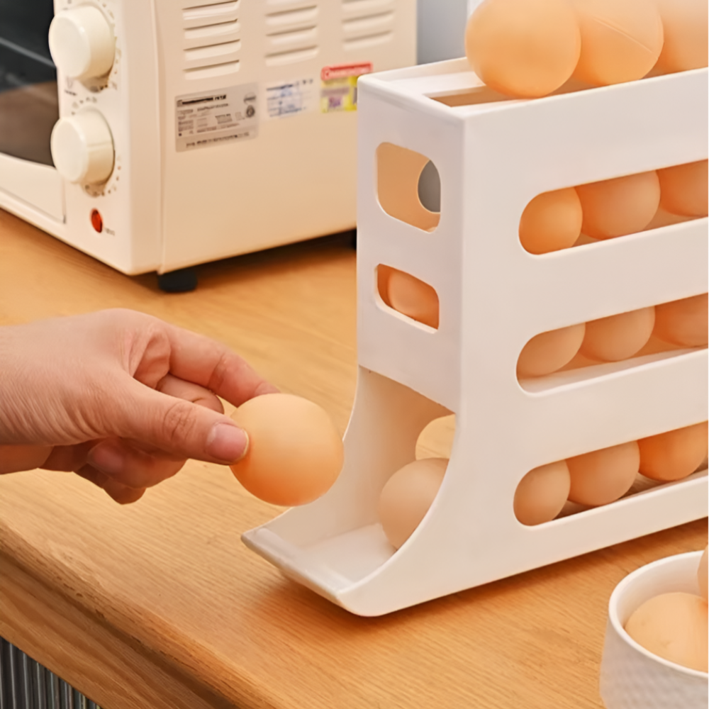 High Capacity Egg Organizer Container